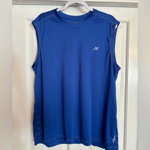 Mens xl blue sleeveless shirt